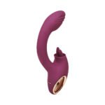 Adam & Eve Rose Gold Clit Tickler Dual Stimulating Vibrator - Image 3