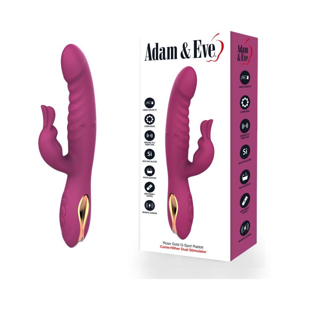 adam-eve-rose-gold-g-spot-rabbit Adam & Eve Rose Gold G-Spot Rabbit - Image 1