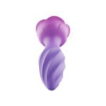 Adam & Eve Rotating Rose Rechargeable Anal Plug – Periwinkle - Image 4