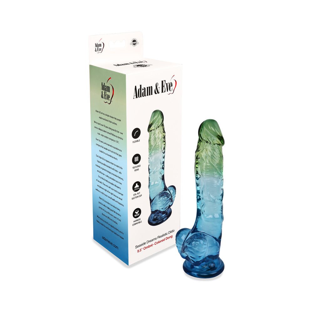 adam-eve-seaside-dreams-realistic-dildo-95-in Adam & Eve Seaside Dreams Realistic Dildo 9.5 in. - Image 1