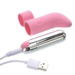 Adam & Eve Silicone Rechargeable Finger Vibe (Bag Packaging) - Image 8
