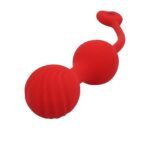 Adam & Eve Sweetheart Kegel Trainer Vibrating Balls with Remote – Red - Image 3