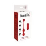 Adam & Eve Sweetheart Kegel Trainer Vibrating Balls with Remote – Red - Image 7