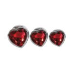 Adam & Eve Three Hearts Gem Anal Plug Set - Image 3