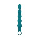 Adam & Eve Vibrating Bumpy Bead Anal Plug Set – 3 Plugs with Bullet Vibrator – Teal - Image 10