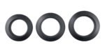 Adam's 3-Piece Penis Ring Set - Black - Image 4