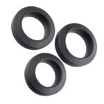 Adam's 3-Piece Penis Ring Set - Black - Image 5
