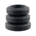 Adam's 3-Piece Penis Ring Set - Black - Image 7