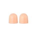 Addiction 7 in. Silicone Hollow Dong Strap-On Beige - Image 8