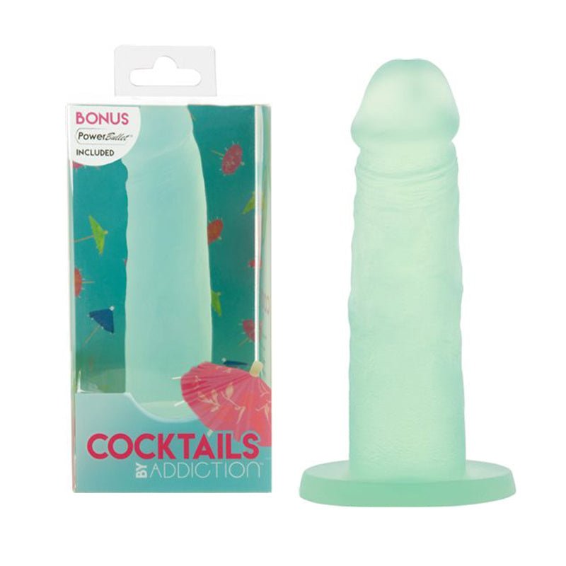 addiction-cocktails-silicone-mint-mojito-wpower-bullet Addiction Cocktails Silicone Mint Mojito W/Power Bullet - Image 1