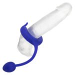 Admiral Plug and Play Weighted Cock Ring - Blue - Image 6