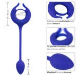 Admiral Plug and Play Weighted Cock Ring - Blue - Image 7