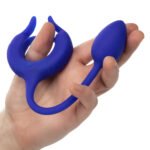Admiral Plug and Play Weighted Cock Ring - Blue - Image 8