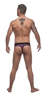 Airotic Mesh Enhancer Thong - Purple - S/m - Image 2