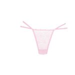 Allure Adore Good Girl Lace Thong Panty – Light Pink, One Size - Image 3