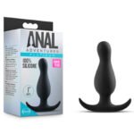 Anal Adventures Platinum - Curve Plug - Black