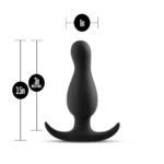 Anal Adventures Platinum - Curve Plug - Black - Image 3