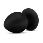Anal Adventures - Platinum - Silicone Anal Stout  Plug  - Large - Black - Image 3