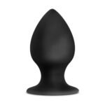 Anal Adventures - Platinum - Silicone Anal Stout  Plug  - Large - Black - Image 4
