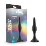 Anal Adventures Platinum - Silicone Beginner Plug  - Large - Black - Image 6