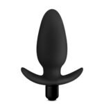 Anal Adventures- Platinum- Silicone Saddle  Plug- Black - Image 2