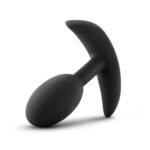 Anal Adventures - Platinum - Silicone Vibra Slim Plug - Small - Black - Image 5