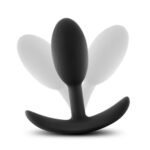 Anal Adventures - Platinum - Silicone Vibra Slim Plug - Small - Black - Image 6