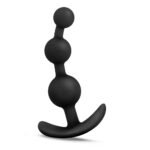 Anal Adventures - Platinum - Small Anal Beads -  Black - Image 2