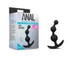 Anal Adventures - Platinum - Small Anal Beads -  Black