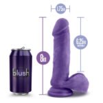 Au Natural - Bold - Hero - 8 Inch Dildo - Purple - Image 4