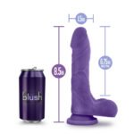 Au Natural - Bold - Thrill - 8.5 Inch Dildo -  Purple - Image 4