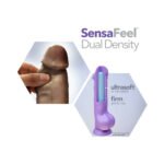 Au Naturel Big John 11.5 in. Posable Dual Density Dildo with Balls – Brown - Image 6