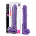 Au Naturel - Bold - Daddy - 14 Inch Dildo - Purple - Image 6