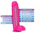Au Naturel - Bold - Huge - 10 Inch Dildo - Pink - Image 6
