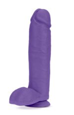 Au Naturel - Bold - Huge - 10 Inch Dildo - Purple - Image 3