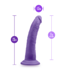 Au Naturel - Bold - Jack - 7 Inch Dildo - Purple - Image 5