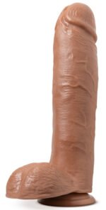 Au Naturel - Huge - 10 Inch Dildo - Mocha - Image 5