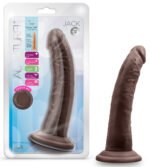 Au Naturel - Jack - 7 Inch Dildo - Chocolate - Image 4
