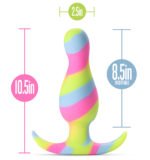 Avant Kaleido Anal Plug – Platinum-Cured Silicone – Lime - Image 6