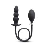 b-Vibe Beaded Inflatable Anal Plug with Hand Pump - Image 2