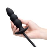 b-Vibe Beaded Inflatable Anal Plug with Hand Pump - Image 4