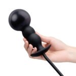 b-Vibe Beaded Inflatable Anal Plug with Hand Pump - Image 7