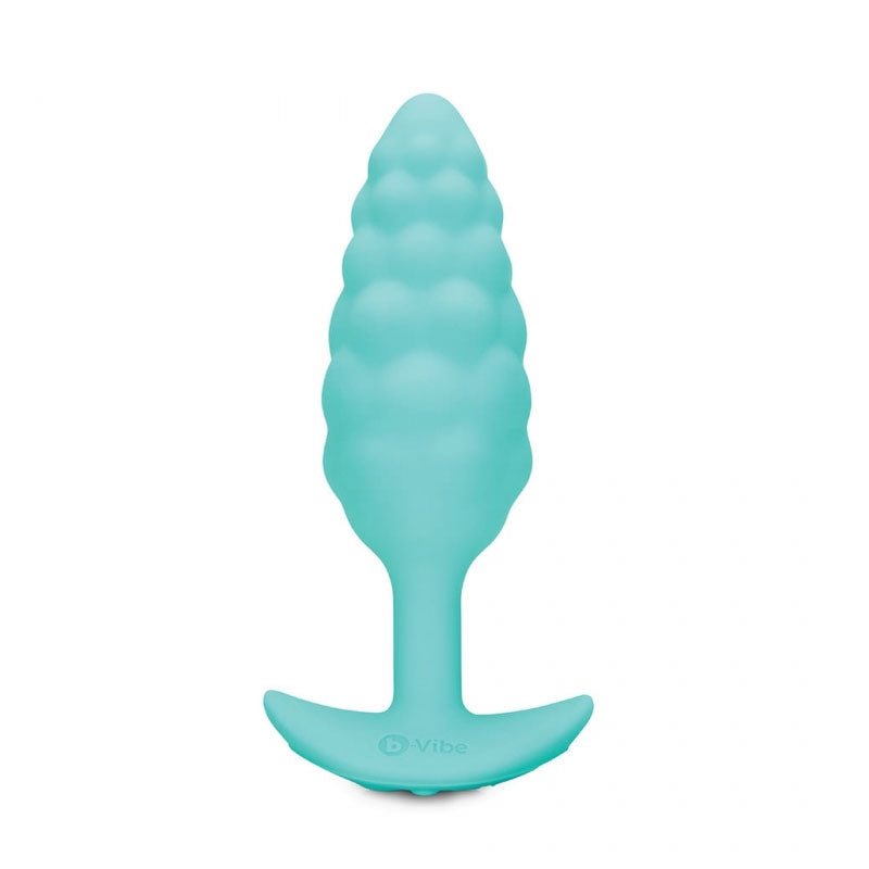 b-vibe-bump-rechargeable-vibrating-silicone-textured-anal-plug-mint b-Vibe Bump Rechargeable Vibrating Silicone Textured Anal Plug Mint - Image 1
