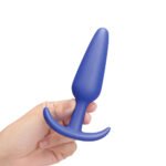 b-Vibe Butties Beginner Booty Bundle – Three Graduated Anal Plugs – Blue - Image 8