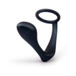 b-Vibe Butties Ringer Cock Ring & Prostate Plug – Gray - Image 3