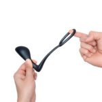 b-Vibe Butties Ringer Cock Ring & Prostate Plug – Gray - Image 7