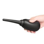 b-Vibe Flexible Silicone Anal Douche Black - Image 6