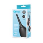 b-Vibe Flexible Silicone Anal Douche Black - Image 8