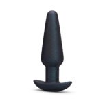 b-Vibe Hefty Weighted Silicone Anal Plug – Black - Image 2