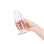 b-Vibe Intermediate Glass Anal Dilators Set – Clear - Image 6